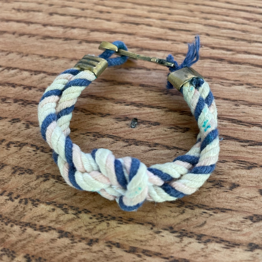 Pink Blue Kiel James Patrick Rope Bracelet